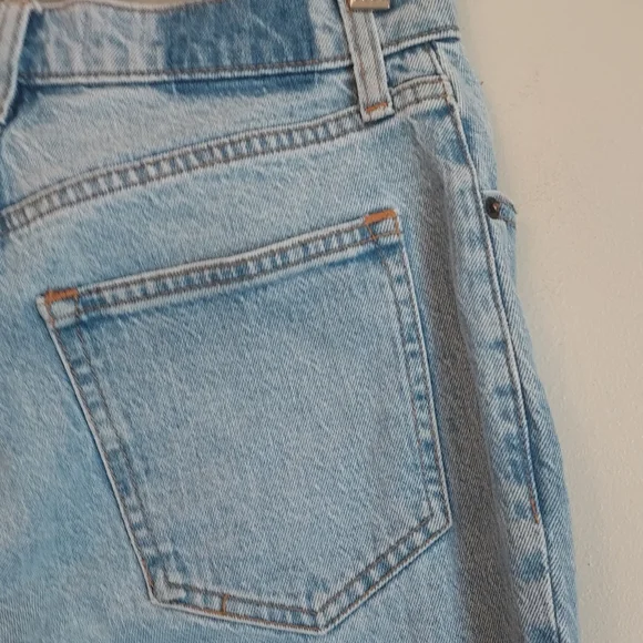 Abercrombie & Fitch The 90s Straight Ultra High Rise Denim Jean 27 Curve Love - Picture 7 of 12